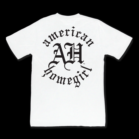 Women's "American Homegirl" White T-Shirt